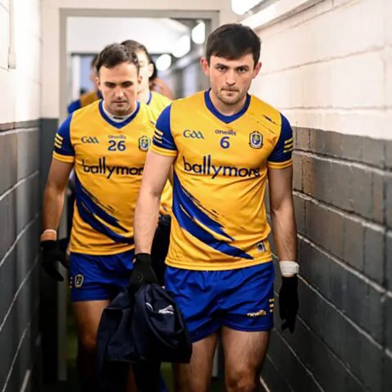 Roscommon GAA Players Emerging from Dressing Room Roscommon GAA Players Emerging from Dressing Room