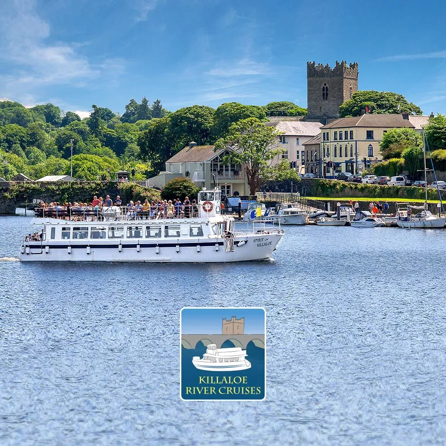 Killaloe River Cruises website design & development by FCDM.ie